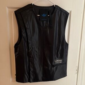 Adidas Chile 62 Black Sleeveless Jacket